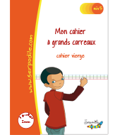 Cahier vierge pour dyspraxiques et dysgraphiques